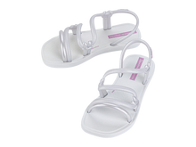 Load image into Gallery viewer, IPANEMA SOLAR SANDAL KIDS WHITE/PEARLY WHITE/LILAC
