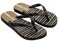 Load image into Gallery viewer, IPANEMA CLASS HAPPY FEM BLACK/GOLD/BEIGE