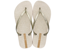 Load image into Gallery viewer, IPANEMA GLITTER FEM BEIGE/GOLD GLITTER SILVER