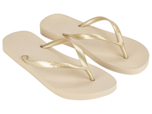 Load image into Gallery viewer, IPANEMA CLASSICA FINE FEM AD BEIGE/GOLD