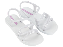 Load image into Gallery viewer, IPANEMA SOLAR SANDAL KIDS WHITE/PEARLY WHITE/LILAC