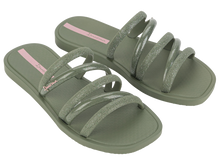 Load image into Gallery viewer, IPANEMA SOLAR SHINE SLIDE AD GREEN/GLITTER GREEN/PINK