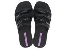 Load image into Gallery viewer, IPANEMA SOLAR SHINE SLIDE AD BLACK/GLITTER BLACK/LILAC