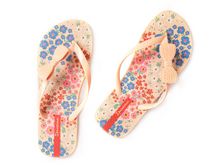 Load image into Gallery viewer, Sandal jepit wanita print pink