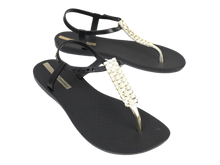 Load image into Gallery viewer, IPANEMA CLASS MODERN CRAFT SANDAL FEM BLACK/GOLD