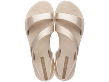 Load image into Gallery viewer, IPANEMA VIBE SANDAL FEM BEIGE/GLITTER BEIGE