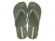 Load image into Gallery viewer, IPANEMA ANATOMIC LOLITA FEM GREEN/GLITTER GREEN