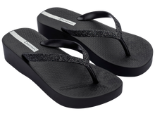 Load image into Gallery viewer, IPANEMA MESH CHIC PLAT FEM BLACK/GLITTER BLACK