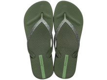 Load image into Gallery viewer, IPANEMA MESH CHIC PLAT FEM GREEN/GLITTER
