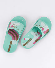 Load image into Gallery viewer, IPANEMA URBAN V SLIDE KIDS GREEN/GREEN/WHITE