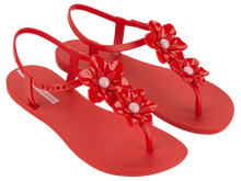Load image into Gallery viewer, IPANEMA DUO FLOWERS SANDAL FEM RED/PINK