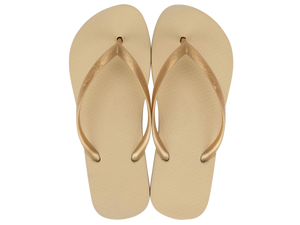 IPANEMA CLASSICA TAN FEM BEIGE/GOLD