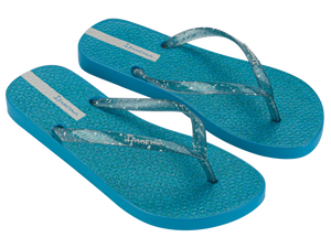 IPANEMA GLITTER FEM BLUE/GLITTER BLUE/GREY