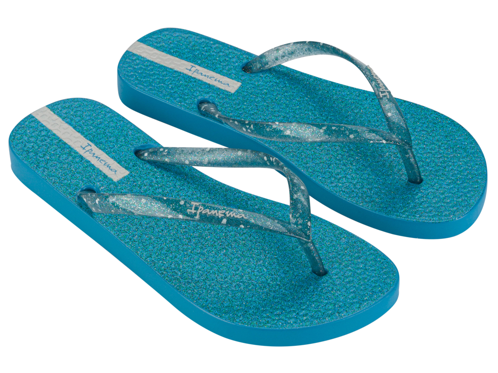 IPANEMA GLITTER FEM BLUE/GLITTER BLUE/GREY