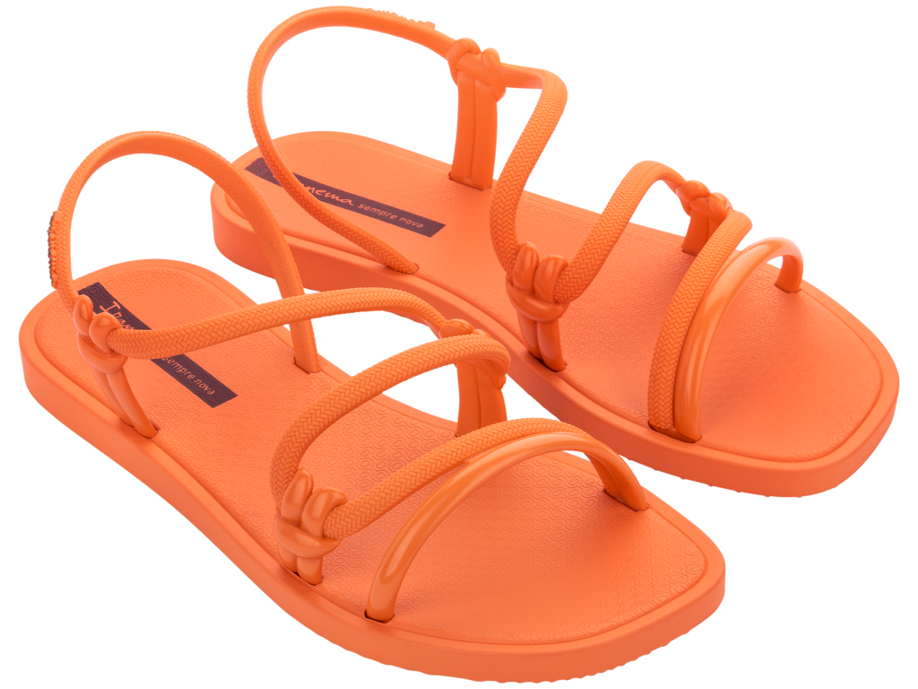 IPANEMA SOLAR SANDAL FEM ORANGE/RED