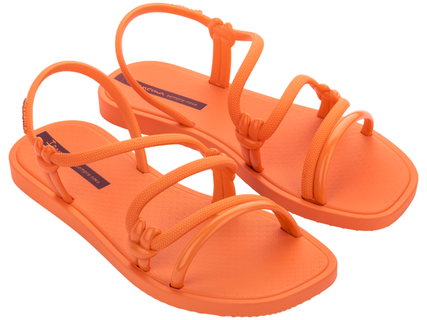 IPANEMA SOLAR SANDAL FEM ORANGE/RED