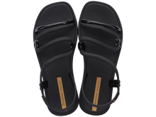 Load image into Gallery viewer, IPANEMA SOLAR SANDAL FEM BLACK
