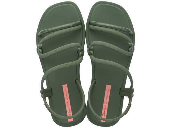 IPANEMA SOLAR SANDAL FEM GREEN/GREEN/PINK