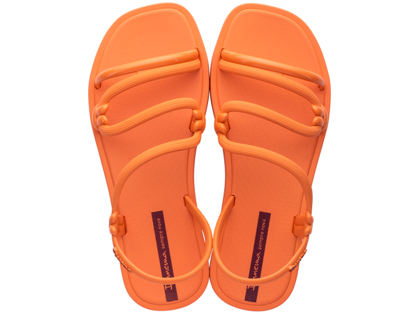 IPANEMA SOLAR SANDAL FEM ORANGE/RED