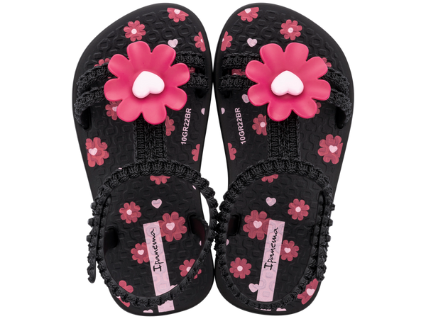 IPANEMA DETALHES BABY BLACK/BLACK/PINK