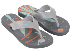 IPANEMA DECK CITY KIDS GREY/GREEN/ORANGE