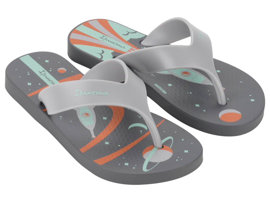 IPANEMA DECK CITY KIDS GREY/GREEN/ORANGE