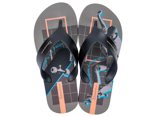 IPANEMA DECK CITY KIDS GREY/BLACK/ORANGE