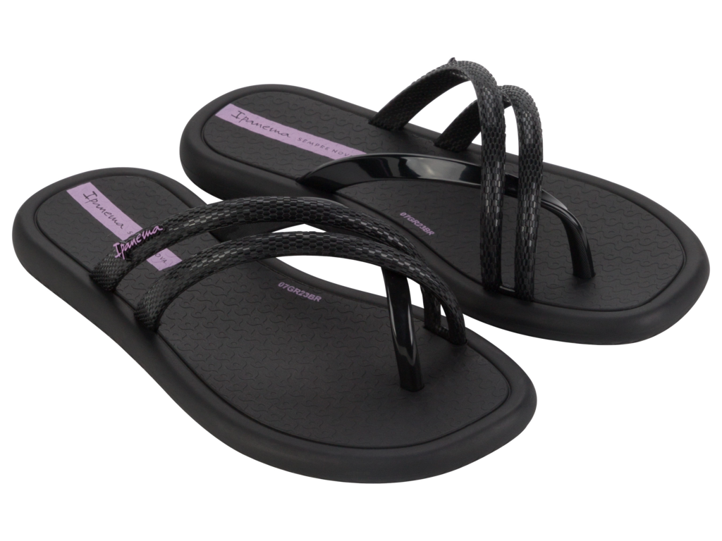 IPANEMA MEU SOL RASTEIRA KIDS BLACK/LILAC