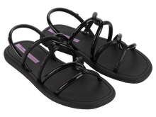 Load image into Gallery viewer, IPANEMA MEU SOL SANDAL AD BLACK/LILAC, Front View
