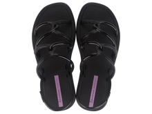 Load image into Gallery viewer, IPANEMA MEU SOL SANDAL AD BLACK/LILAC, Up View
