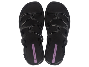 IPANEMA MEU SOL SANDAL AD BLACK/LILAC, Up View