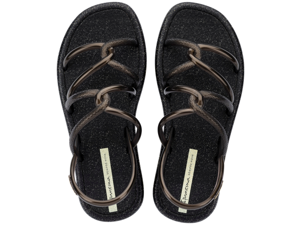 IPANEMA MEU SOL MAIS SANDAL AD BLACK/PEARLY BLACK