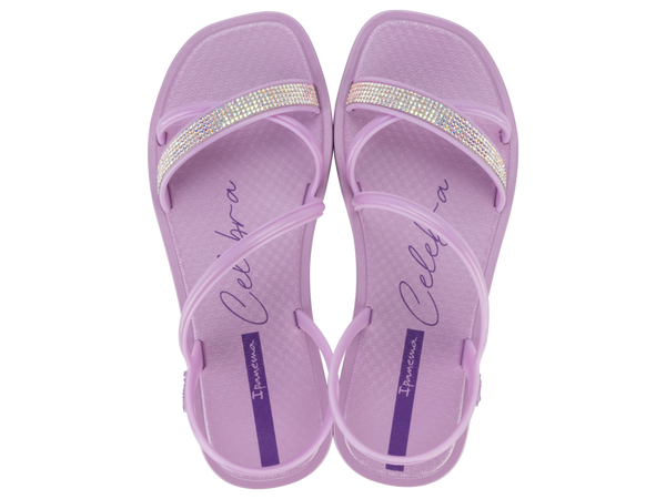 IPANEMA CELEBRA SAND AD METALLIC LILAC/BURGUNDY, Up View