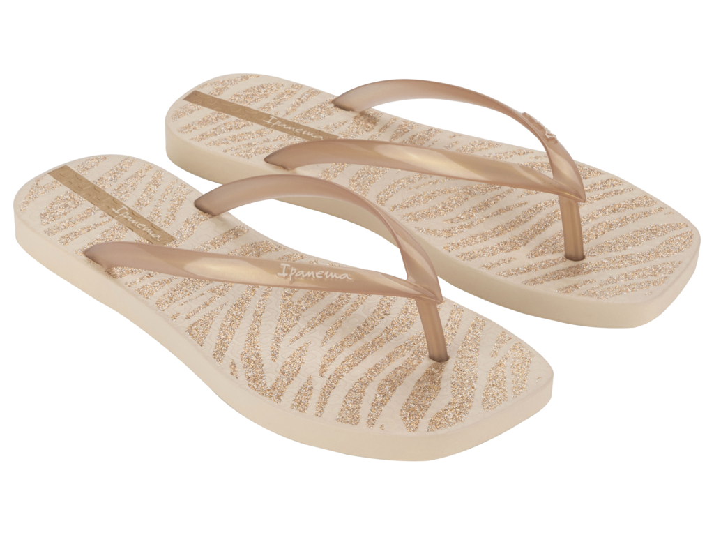 IPANEMA EDGE FEM BEIGE/GOLD