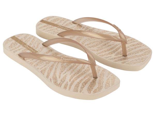 IPANEMA EDGE FEM BEIGE/GOLD