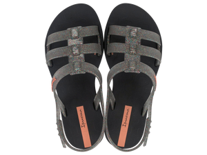 IPANEMA GO STYLE KIDS BLACK/GLITTER/ORANGE