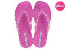 Load image into Gallery viewer, IPANEMA PUFFER DAY BRILHA FEM DARK PINK/GLITTER PINK
