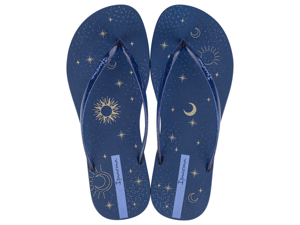 IPANEMA EASY STAR FEM BLUE/BLUE GLITTER/GOLD