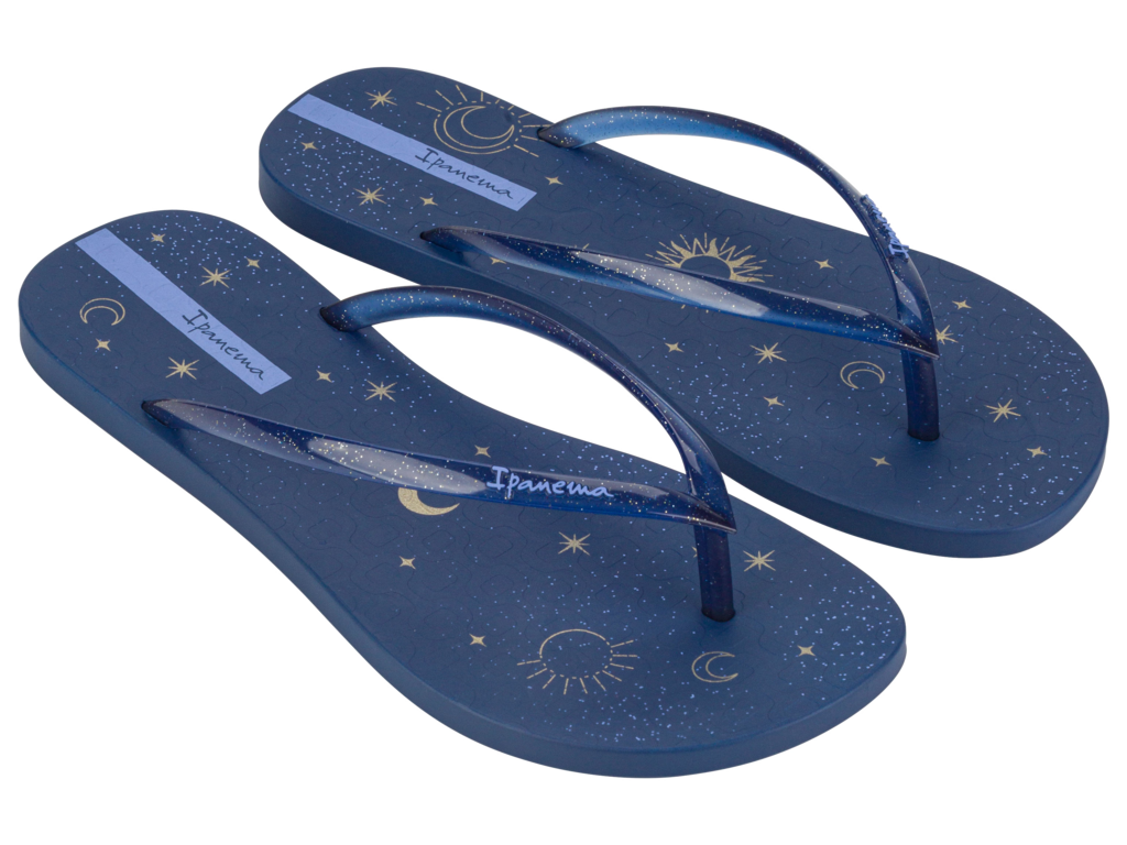 IPANEMA EASY STAR FEM BLUE/BLUE GLITTER/GOLD