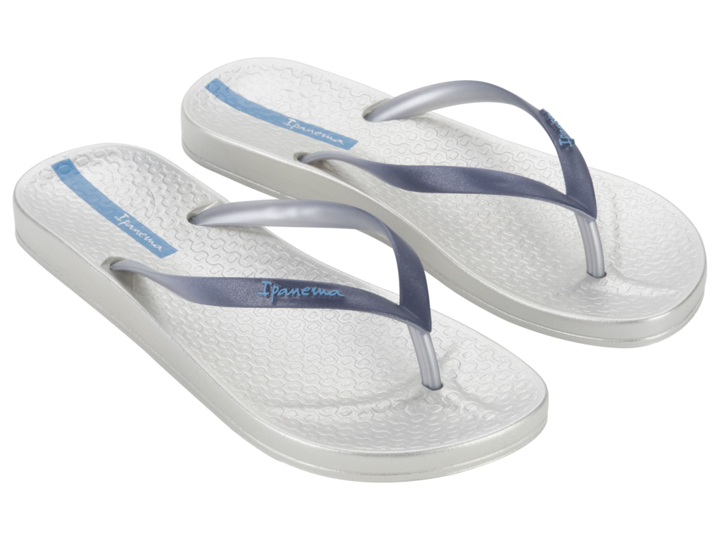 IPANEMA ANATOMIC SHINE FEM GREY/METALLIC BLUE