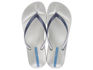 IPANEMA ANATOMIC SHINE FEM GREY/METALLIC BLUE