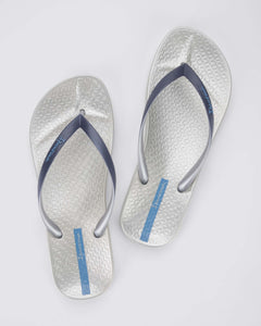 IPANEMA ANATOMIC SHINE FEM GREY/METALLIC BLUE