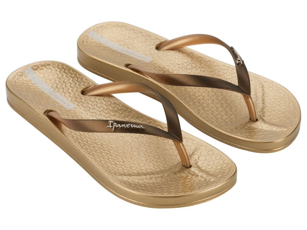 IPANEMA ANATOMIC SHINE FEM BEIGE/BRONZE
