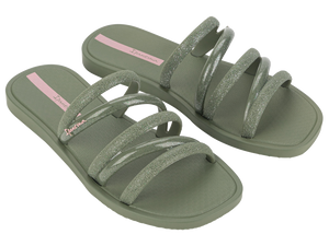 IPANEMA SOLAR SHINE SLIDE AD GREEN/GLITTER GREEN/PINK