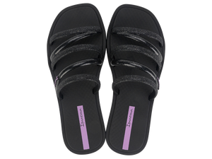 IPANEMA SOLAR SHINE SLIDE AD BLACK/GLITTER BLACK/LILAC