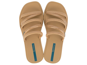 IPANEMA SOLAR SHINE SLIDE AD BEIGE/GLITTER BEIGE/BLUE