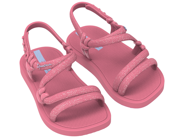 IPANEMA SOLAR SHINE SAND BABY PINK/GLITTER PINK/BLUE