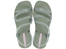 Load image into Gallery viewer, IPANEMA SOLAR MAIS SANDAL AD GREEN/GLITTER GREEN
