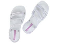 Load image into Gallery viewer, IPANEMA SOLAR SANDAL KIDS WHITE/PEARLY WHITE/LILAC
