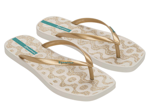 IPANEMA EDGE FEM BEIGE/GOLD/BLUE